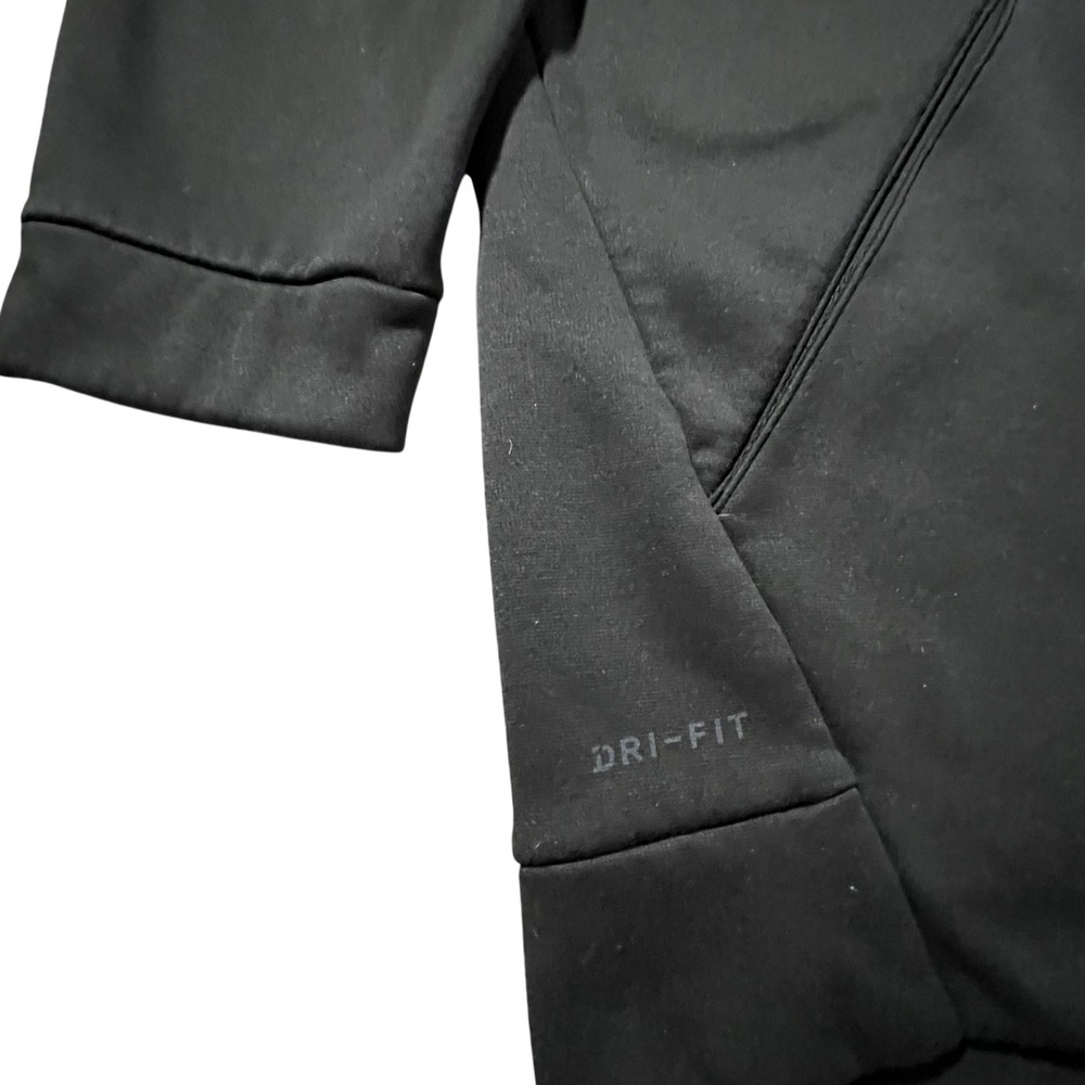 Nike Hoodie Men 4XL Black Dri-FIT Graphic Swoosh Pullover Athletic Sweatshirt - Picture 3 of 9